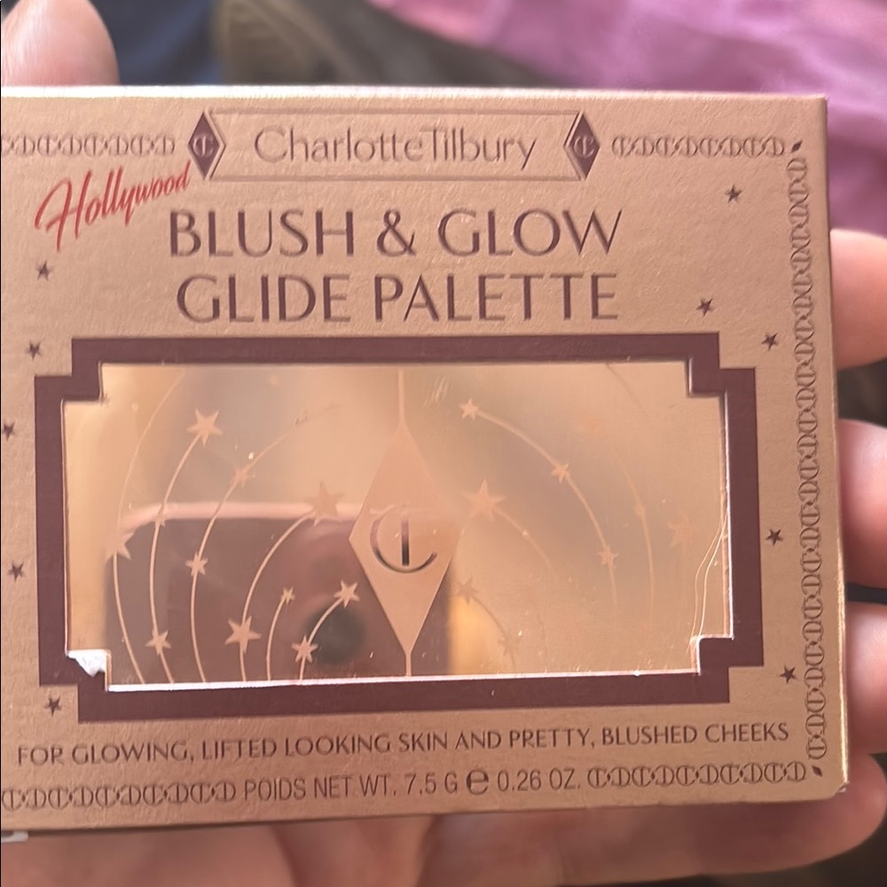 NIB Charlotte Tilbury Blush & Glow Glide Palette - Gold
